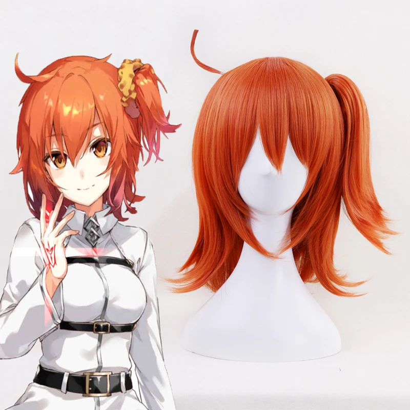 Женский парик для косплея Fujimaru Ritsuka из термостойкого синтетического материала