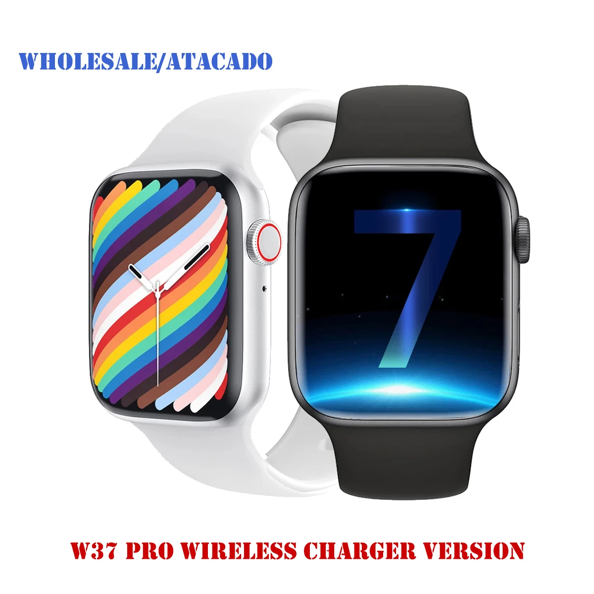 

Смарт-часы Iwo W37 Pro, 2 кнопки, 44 мм, водостойкие