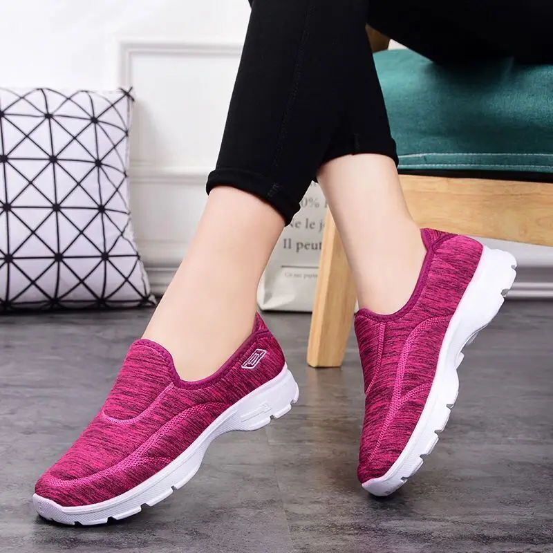 

2020 women's shoes new fashion lightweight breathable mesh white shoes women casual shoes women sports shoes 1047