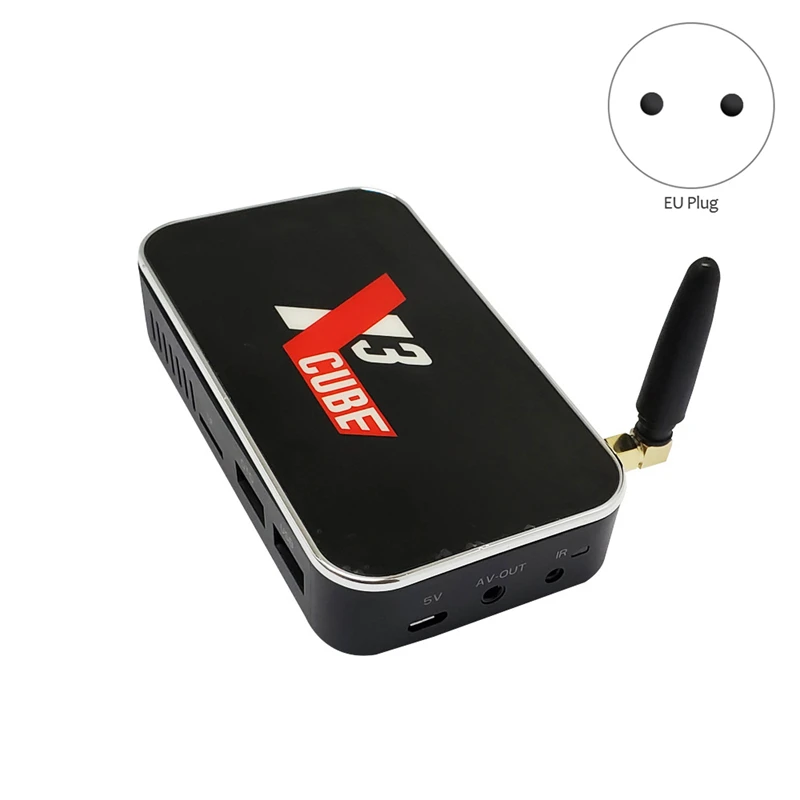 X3 CUBE Amlogic S905X3 ТВ коробка Android 9 0 Декодер каналов кабельного телевидения 2 4G/5G Wi-Fi 1000