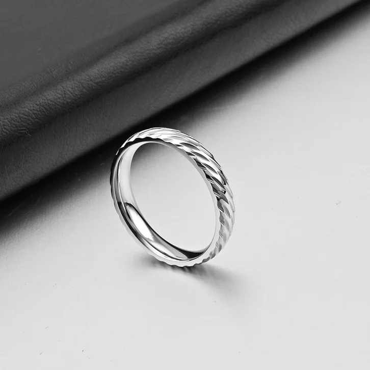 Высококачественные обручальные кольца KNOCK из нержавеющей стали 4 ММ золотого