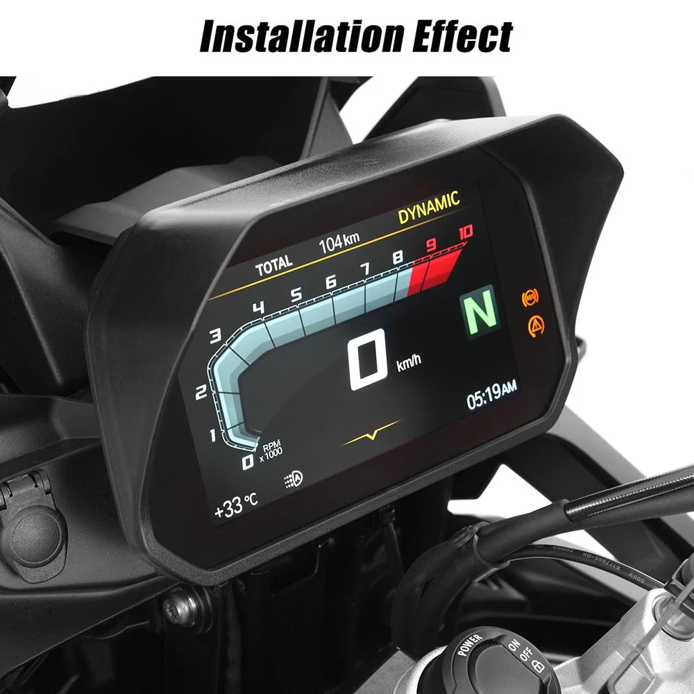 

Speedometer Sun Visor + Protection Film For BMW R1200GS ADV R1250GS Adventure R1200GS F750GS F850GS ADV C400X