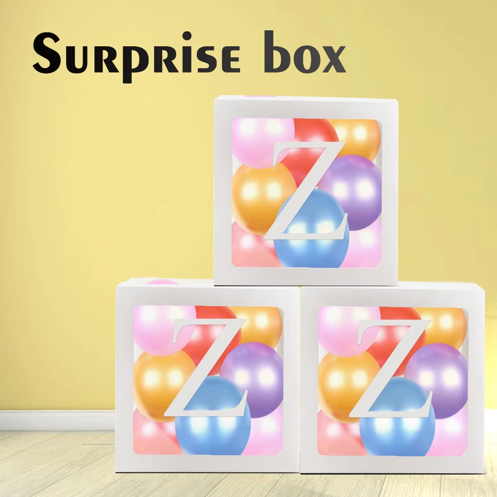 Детские Toy Box Фото аксессуары воздушного шара коробка прозрачный шар