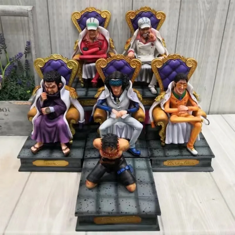 Фигурки героев Аниме One Piece Navy Top War Sengoku Borsalino Kuzan Issho Sakazuki Ace Garp Pvc модель
