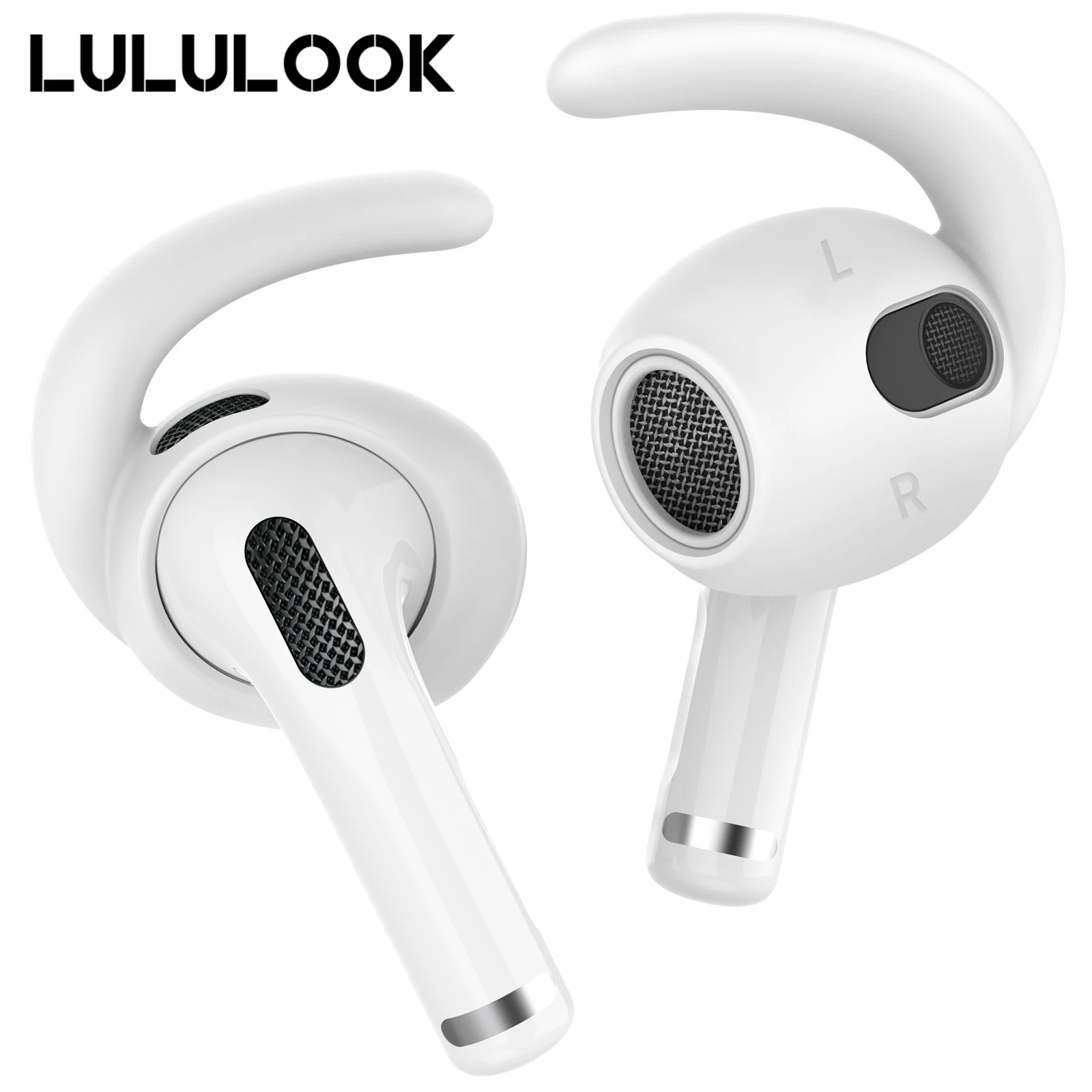 

Lululook 3 пары ушных крючков для наушников Apple AirPods 3 накладки силиконовый чехол Bluetooth наушники крышка аксессуары
