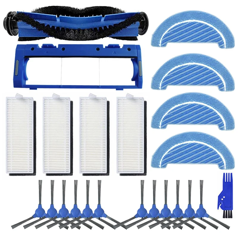 

Replacement HEPA Filter Main Roller Brush Mop Cloth Side Brushes for Conga 1090 Robot Vacuum Cleaner Parts Accessories