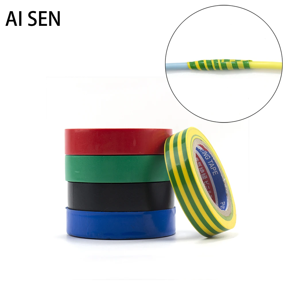 Ultra-thin super sticky waterproof PVC electrical tape, self-adhesive insulating tape for cable harness wiring
