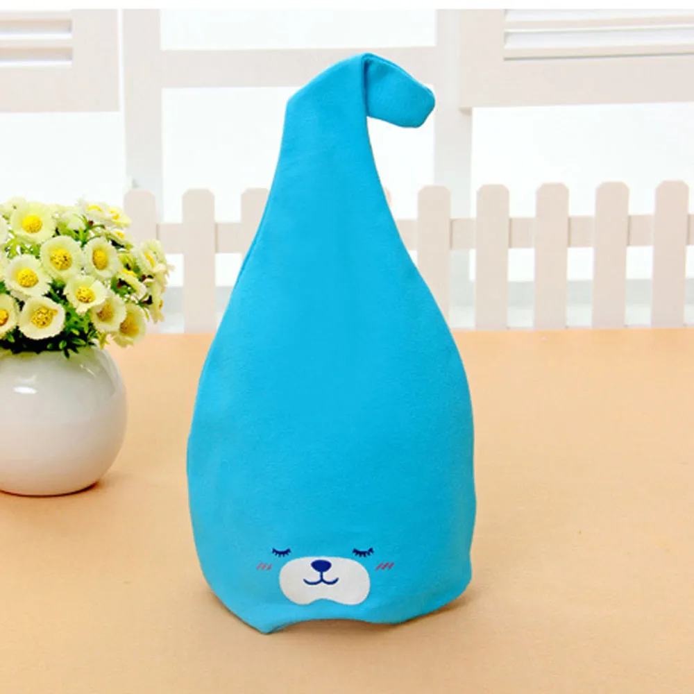 Новинка 2019 Милая шапка для маленьких девочек и мальчиков хлопковая сна с