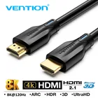 Vention HDMI 2,1 кабель 5 м 120 Гц 4K3D высокоскоростной 48 Гбитс HDMI кабель для PS4 сплиттер переключатель коробка удлинитель аудио видео 8 к HDMI кабель