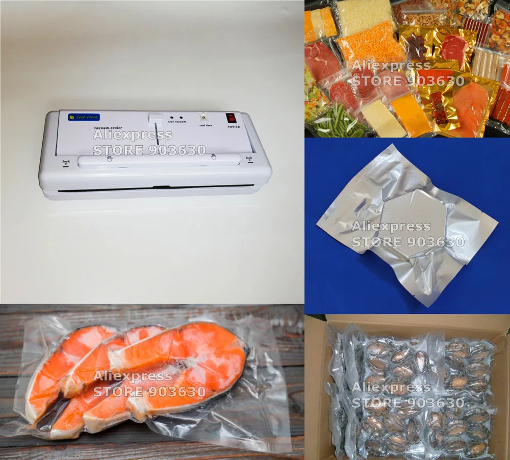 Бесплатная доставка! Небольшая Ручная вакуумная упаковочная машина для еды 220