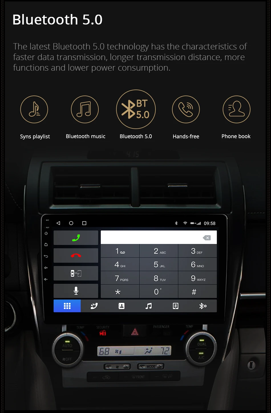 Автомобильный DVD-проигрыватель Ownice 6G ROM 128G RAM Android 10 0 для Toyota Hilux Pick Up AN120 2015 - 2020 4G DSP BT