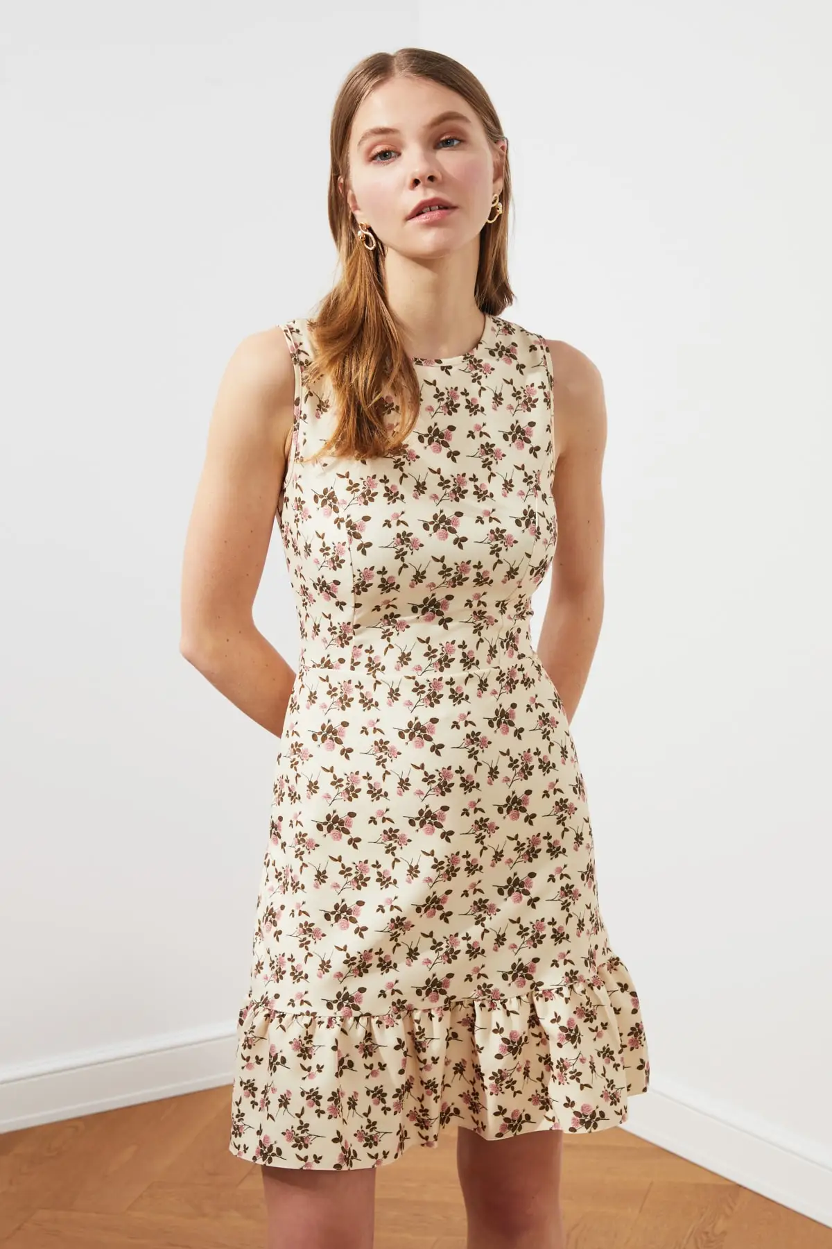 Платье с цветочным принтом TWOSS20EL1234|Женские платья| |