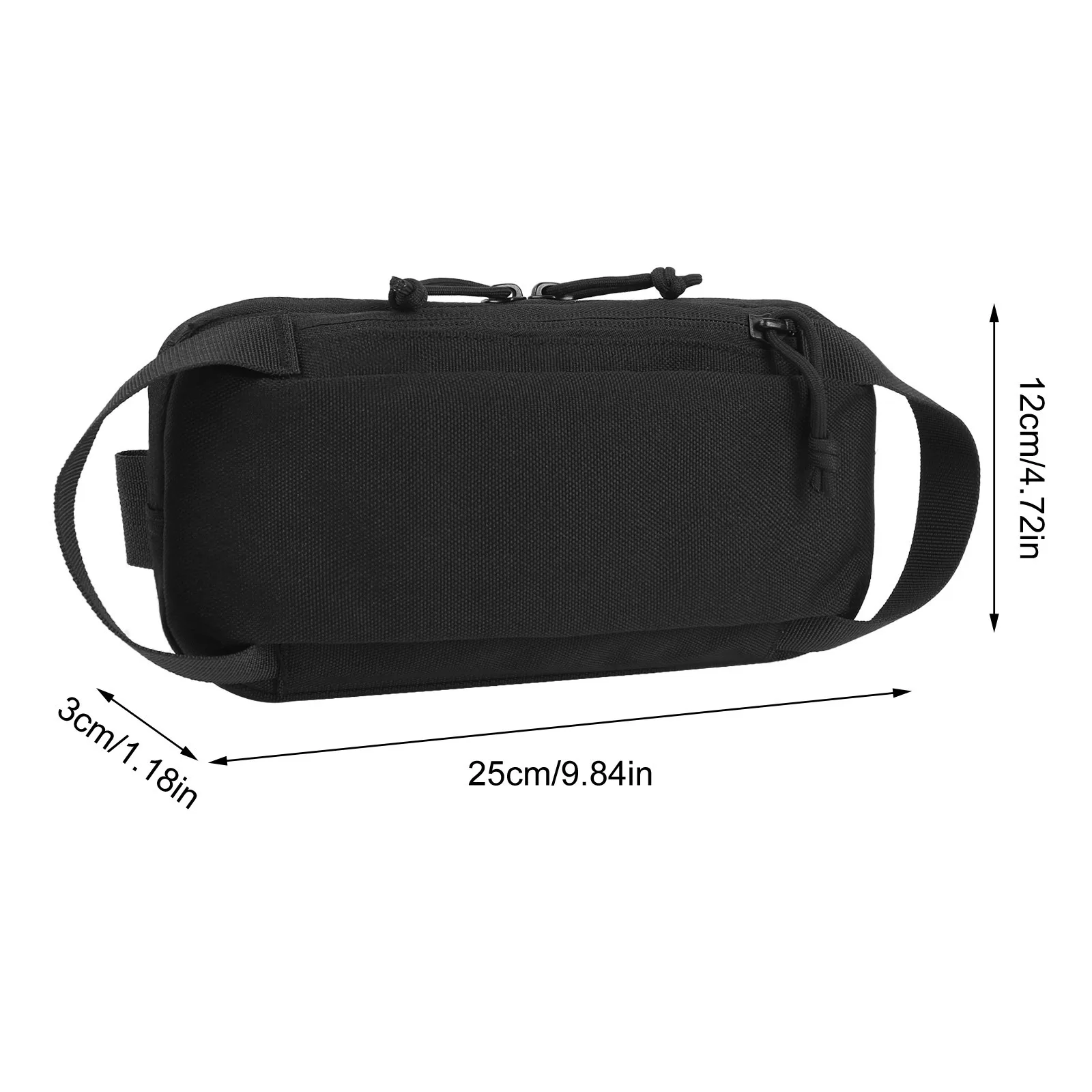 

Tactical Molle Crossbody Storage Bag 1000D EDC Waist Pouch Outdoor Anti-theft Shoulder Pouch Travel Camping Utility Pack Handbag