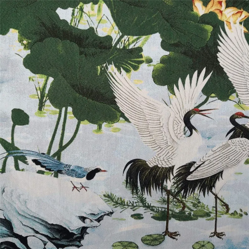 Китайская старинная шелковая картина Thangka с вышивкой | Дом и сад
