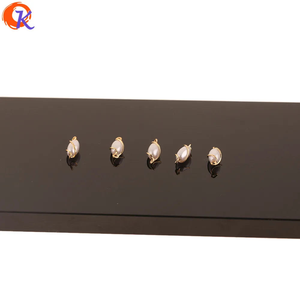 

Cordial Design 100Pcs 5*13MM Jewelry Accessories/Connectors/Imitation Pearl/Oval Shape/Genuine Gold Plating/Hand Made/DIY Making
