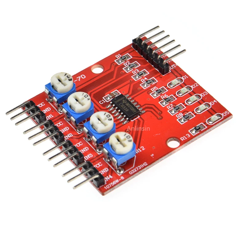 Четырехканальный инфракрасный трекер/4-канальный модуль отслеживания/линия