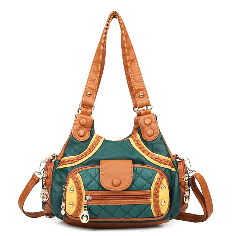 

Luxury Pu Leather Handbags Women Bags Designer Handbags Large Capacity Shoulder Messenger Bag Ladies HandBag Shoulder Purse