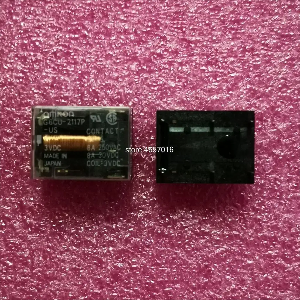  5/10pcs lot G6CU G6CU-2117P G6CU-2117P-US Relay 3VDC 8A 250VAC New and original | Обустройство дома