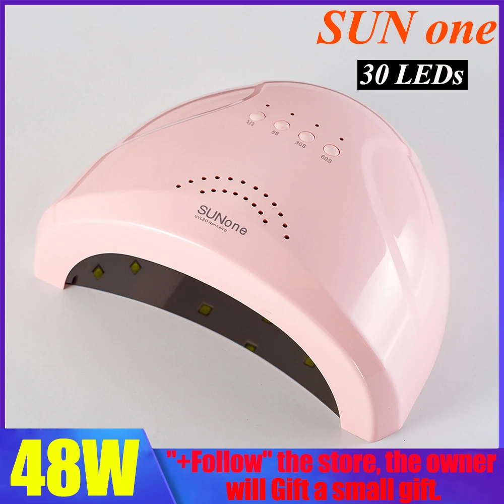 Лампа SUN one УФ/LED для ногтей Полуперманентная лампа гель лака 24/48 Вт|Сушилки ногтей|