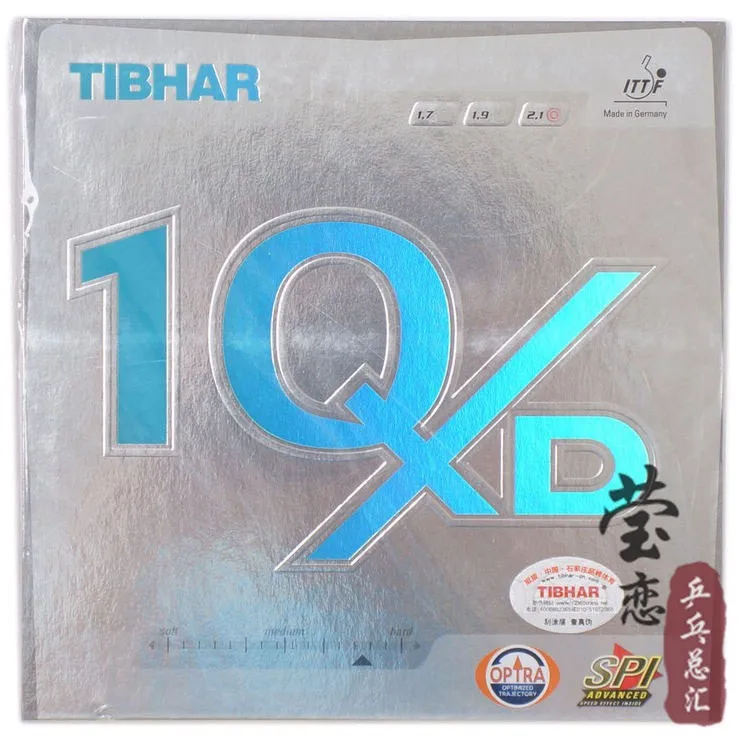 Origianl Tibhar 1q xd pimples in table tennis rubber table tennis rackets racquet sports fast attack loop made in Germany