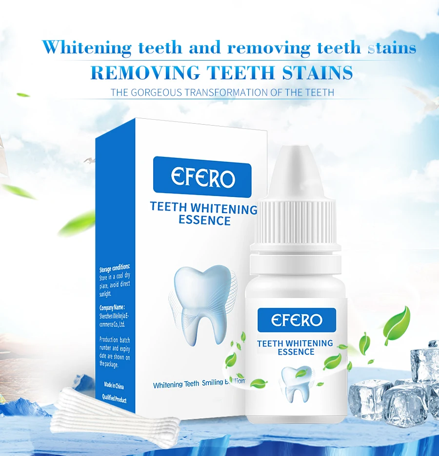 EFERO 1 шт. отбеливание зубов эссенция Отбеливание Красоты гигиена полости рта