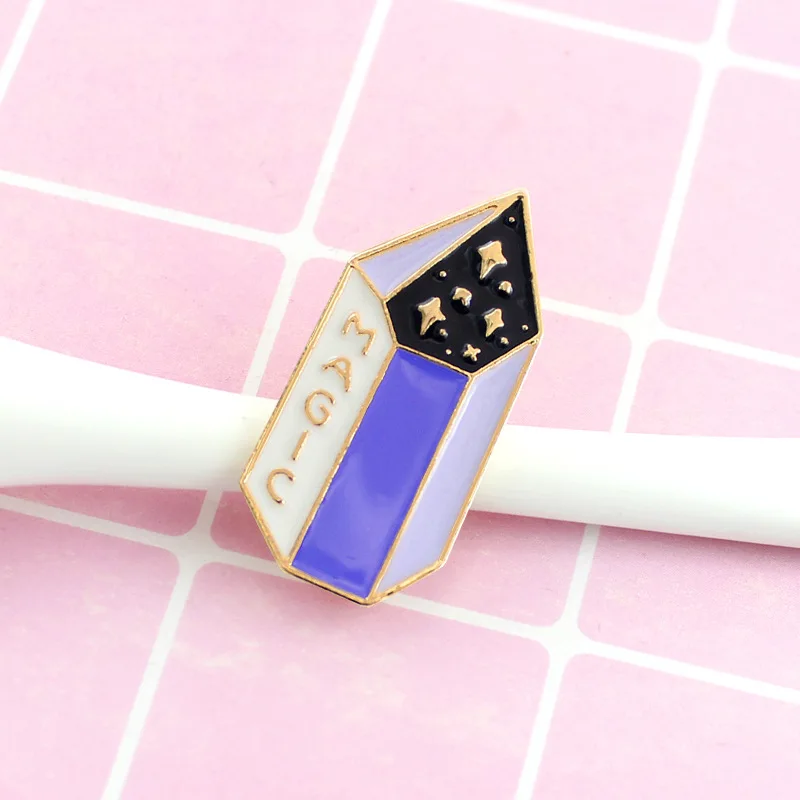 2020 Новинка милый мультяшный волшебный карандаш эмалированная брошь джинсы