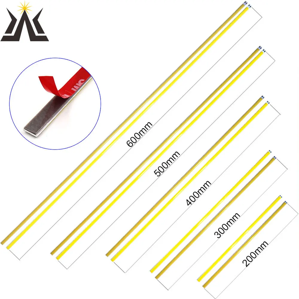 

10pcs 6mm Wide 12V LED Bar Lights 20cm 30cm 40cm 50cm 60cm Length DC12V COB LED Strip Light with 3M Glue Tape for Car Lamp DIY