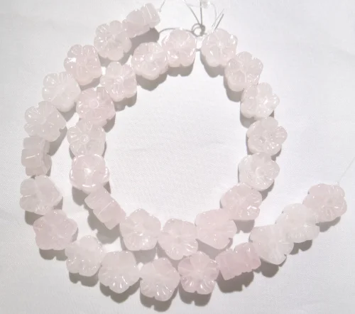 Подвеска в виде цветка с резьбой тигровый глаз 14 мм для изготовления ювелирных