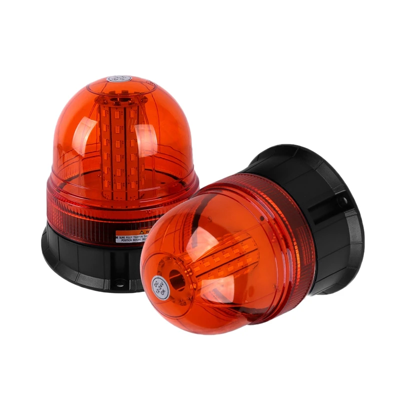 

12V-24V Магнитная крыши 60 светодиодный вращающийся светодиодный проблесковый маячок светильник гибкий Предупреждение светильник аварийного ...