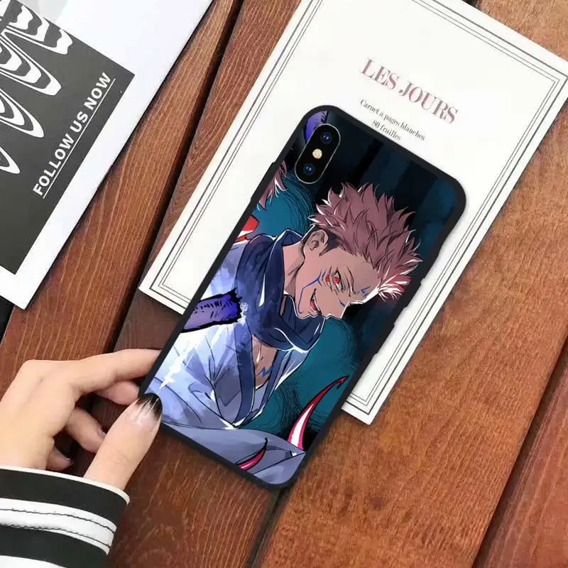 

Japan anime Jujutsu Kaisen Phone Case for iPhone 11 12 mini pro XS MAX 8 7 6 6S Plus X 5S SE 2020 XR