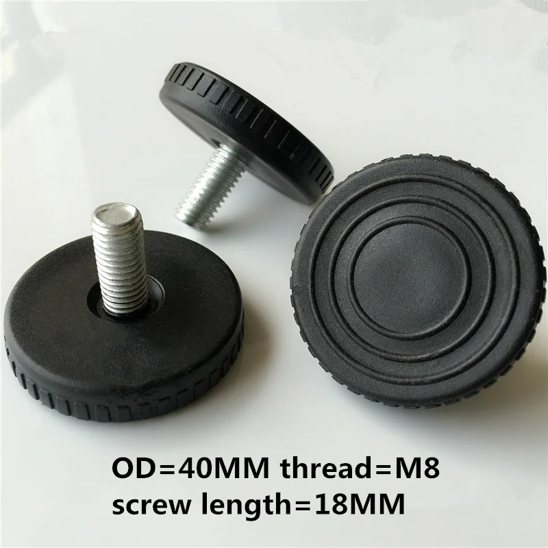 2 шт. диаметр 40 * M8 Регулировка чашки для ног регулировка высоты баланс подушечки