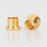12pcs high performance 24k gold plated rca noise reducing caps noice stopper rca jack socket caps for hifi amplifier cd player