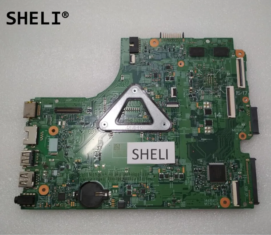 Материнская плата SHELI для DELL 3542 с 3805U cpu CN-064HF9 064HF9 64HF9 | Компьютеры и офис