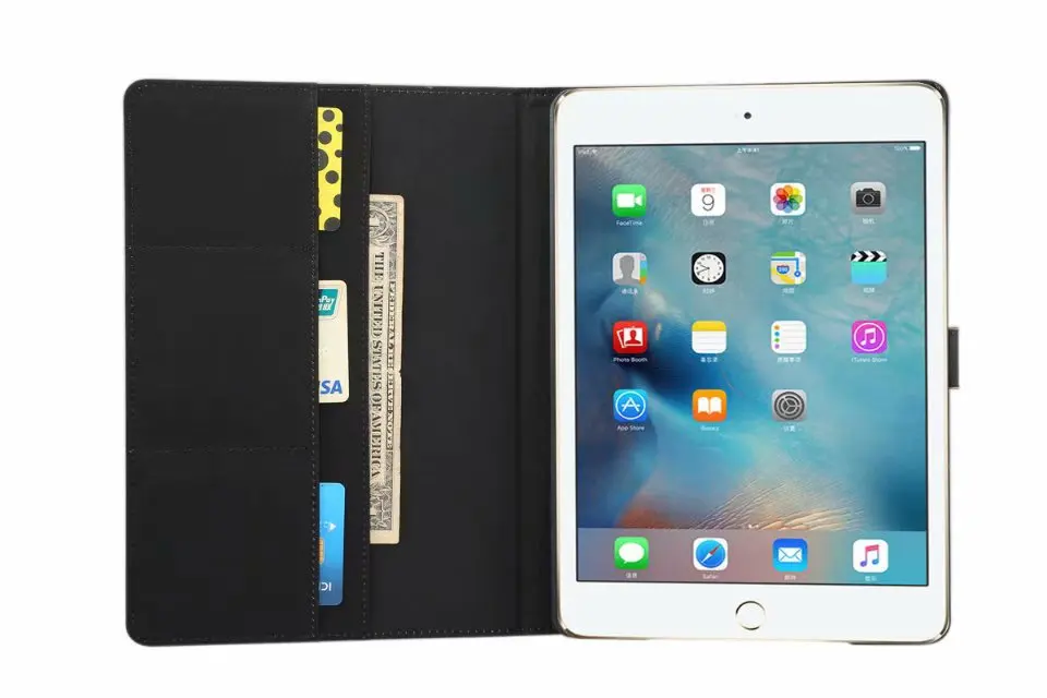 Чехол для Apple iPad mini 1 2 3 Mini2 Mini3 7 9 высококачественный кожаный смарт-чехол с
