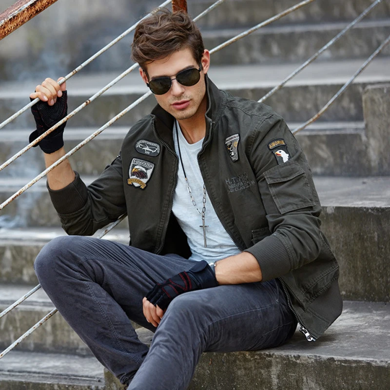 

Military Tactical Coat and Jackets For Men US Air Force Jackets and Coats Flight Mans Bomber Jackets XXXXL Topwear Clothing A647