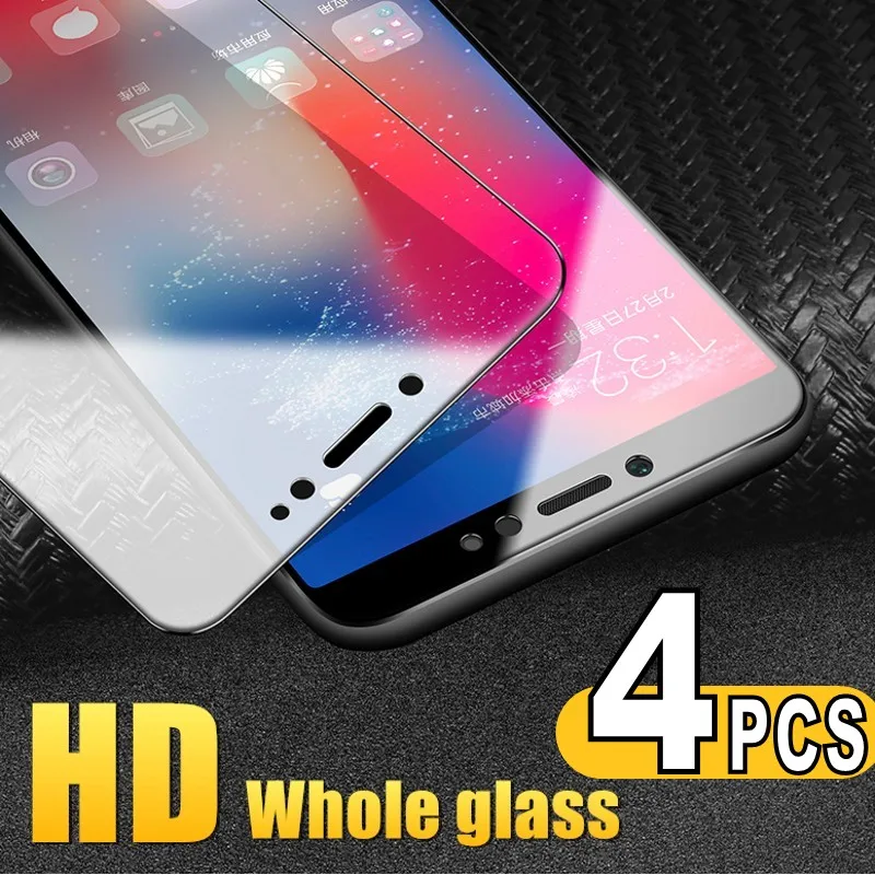 4 шт./лот 9H закаленное стекло для Huawei Nova 7 7E 6 5 Pro 4E 3E 3 3i Y6 Y7 2017 Honor V20 7A