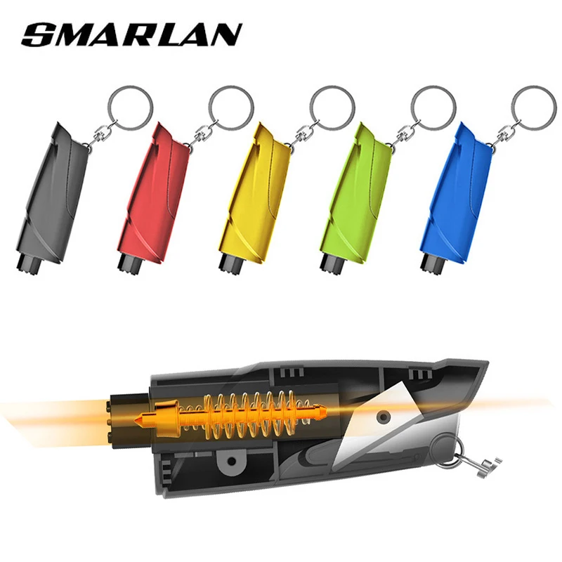SMARLAN портативный молоток безопасности для автомобиля боковое окно разрыв ремня