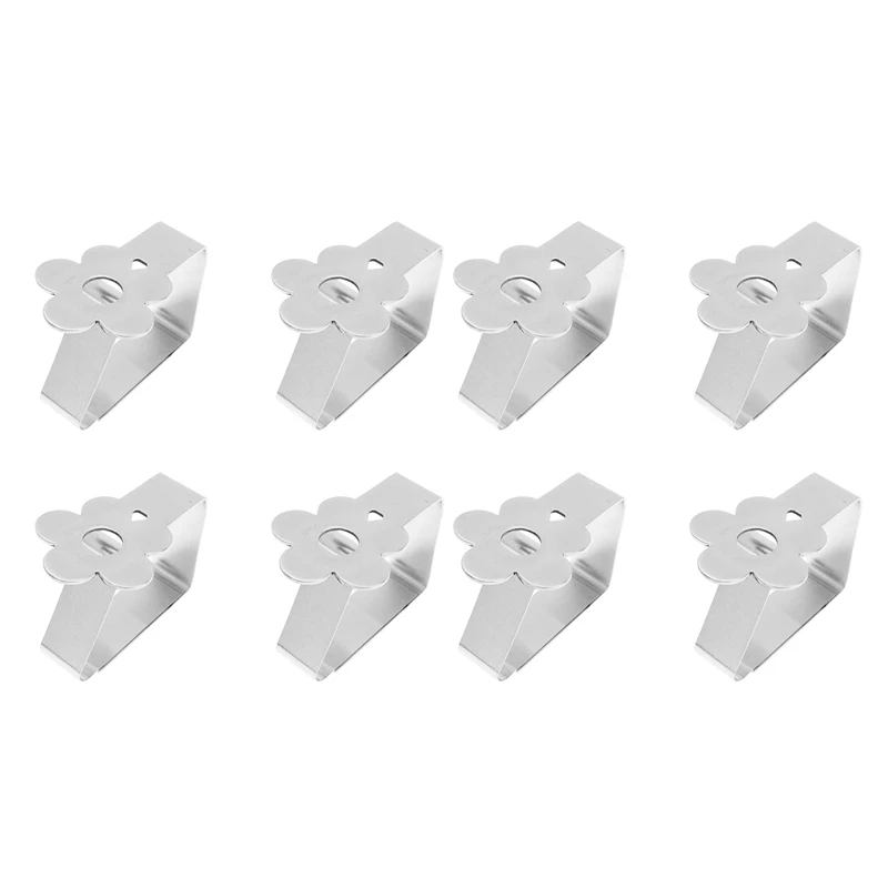 

8 шт., утолщенные держатели для скатертей из нержавеющей стали