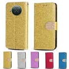 Для Nokia 8,3 5G Роскошный Блеск Алмазный Кожаный чехол-книжка с отделениями для карт чехол для телефона для Nokia X10 X20 для телефона с подставкой Чехол со слотами для карт