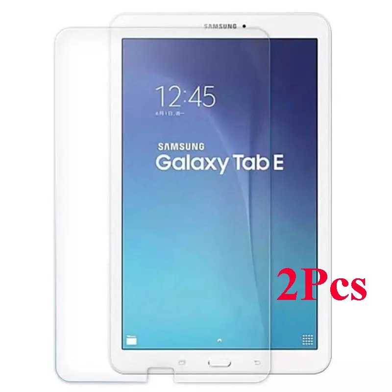 

2PCS Tempered Glass Screen Protector For Samsung Glalxy Tab E 9.6 T561 T560 Full Coverage Screen Protector Tablet Film