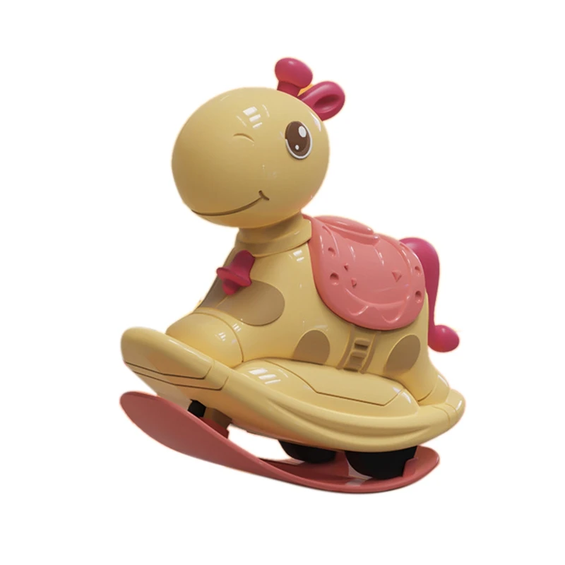 

2 в 1 мультяшный троянский фрикционный автомобиль Детский пресс раздвижная игрушка лошадь-качалка модель троянский инерционный автомобиль ...