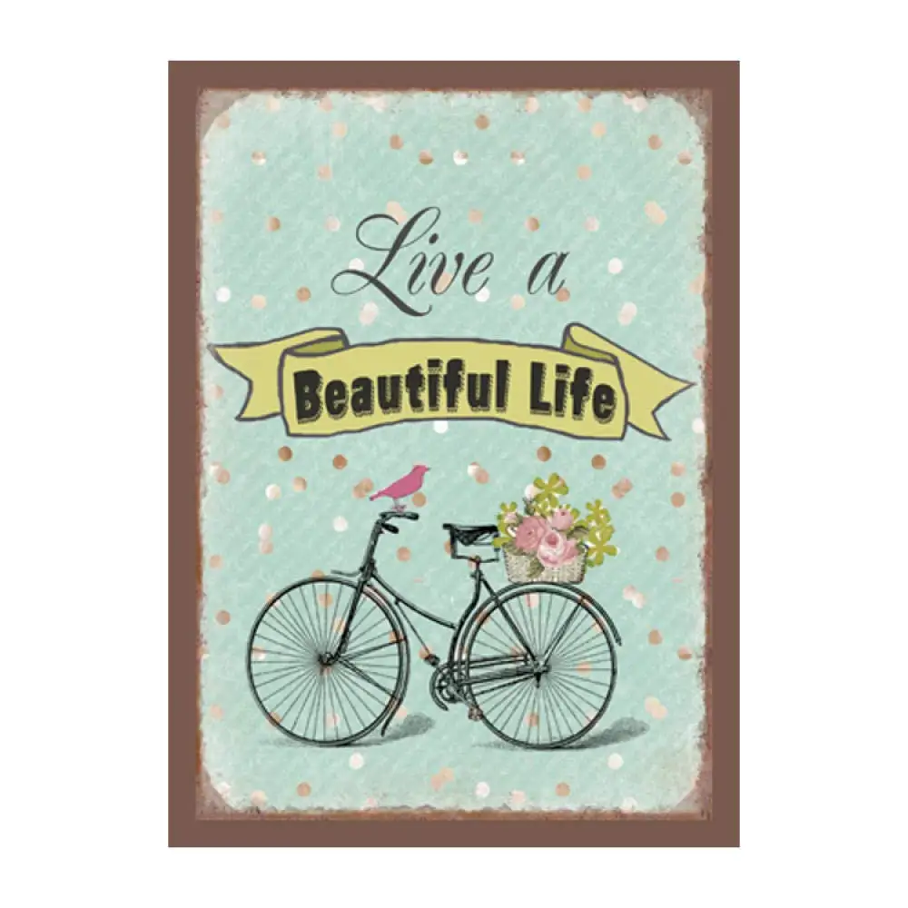 

Tin Metal Signs Iron Painting Plaque Plate Bike Tin Signs Home Wall Decoration Bicycle Decor Metal Tin Sign Bar Pub Store Decor