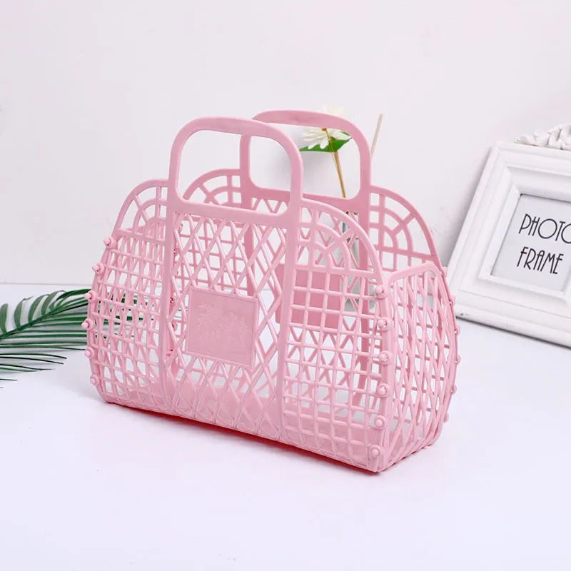 

Plastic Bath Basket Detachable Portable Laundry Basket Bathroom Storage Basket With Handle Home Organizer Bathroom Accessories