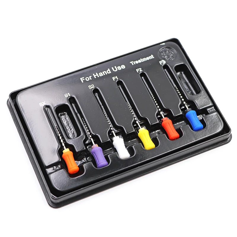 Стоматологические Инструменты 6 шт./коркор. ручные вращающиеся напильники