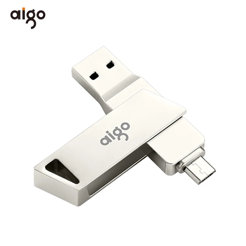 Высокоскоростной флеш-накопитель Aigo usb 3 0 для Android вращающийся на 360 ° Тип C флешка