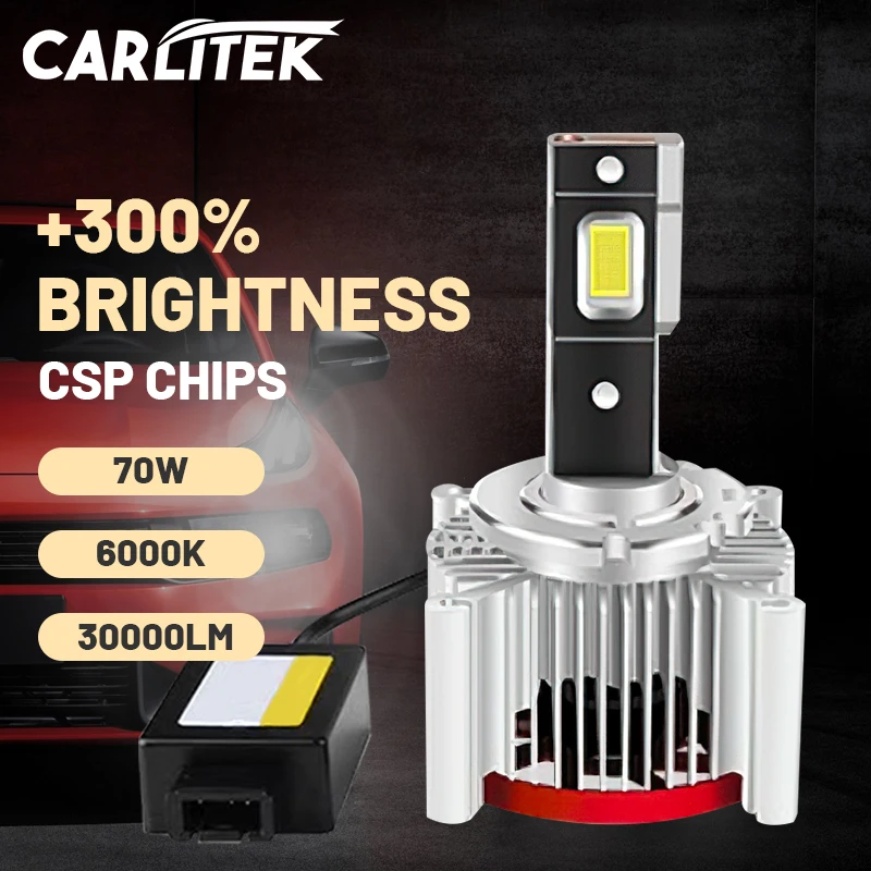 

Carlitek 30000LM D1S HID Headlight Canbus Error Free D2S D3S D4S D5S D8S D2R Plug&Play Car Light Lamps CSP Chip 6000K Xenon Bulb
