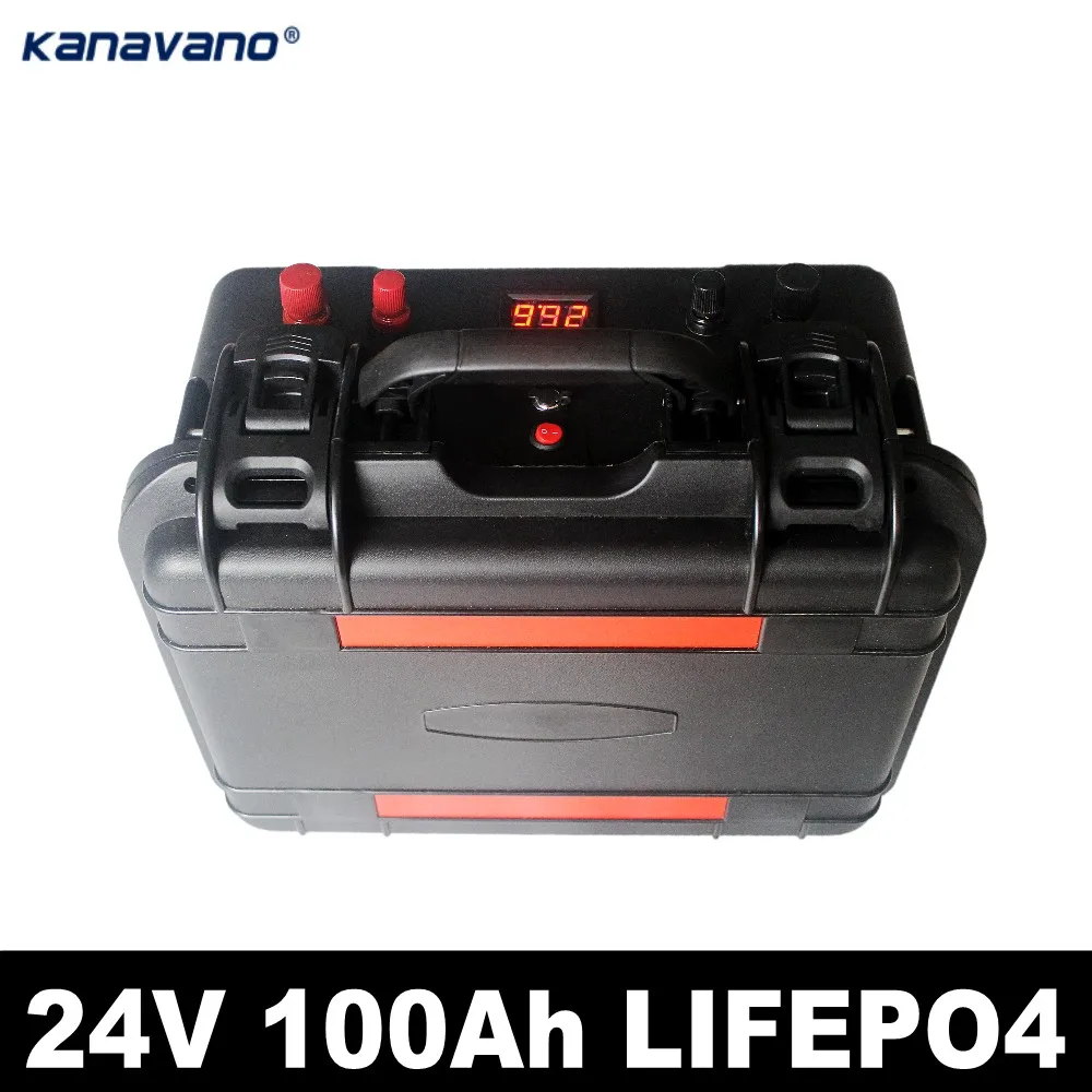 Литий железо фосфатный аккумулятор 24 в 100 Ач lifepo4 для стиральной машины RV AGV