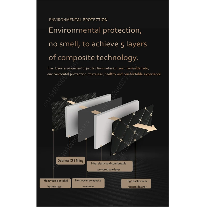 Leather Car Trunk Mat For Honda Civic 2016–present Boot Cargo Liner Tray Slip Rear Pad |