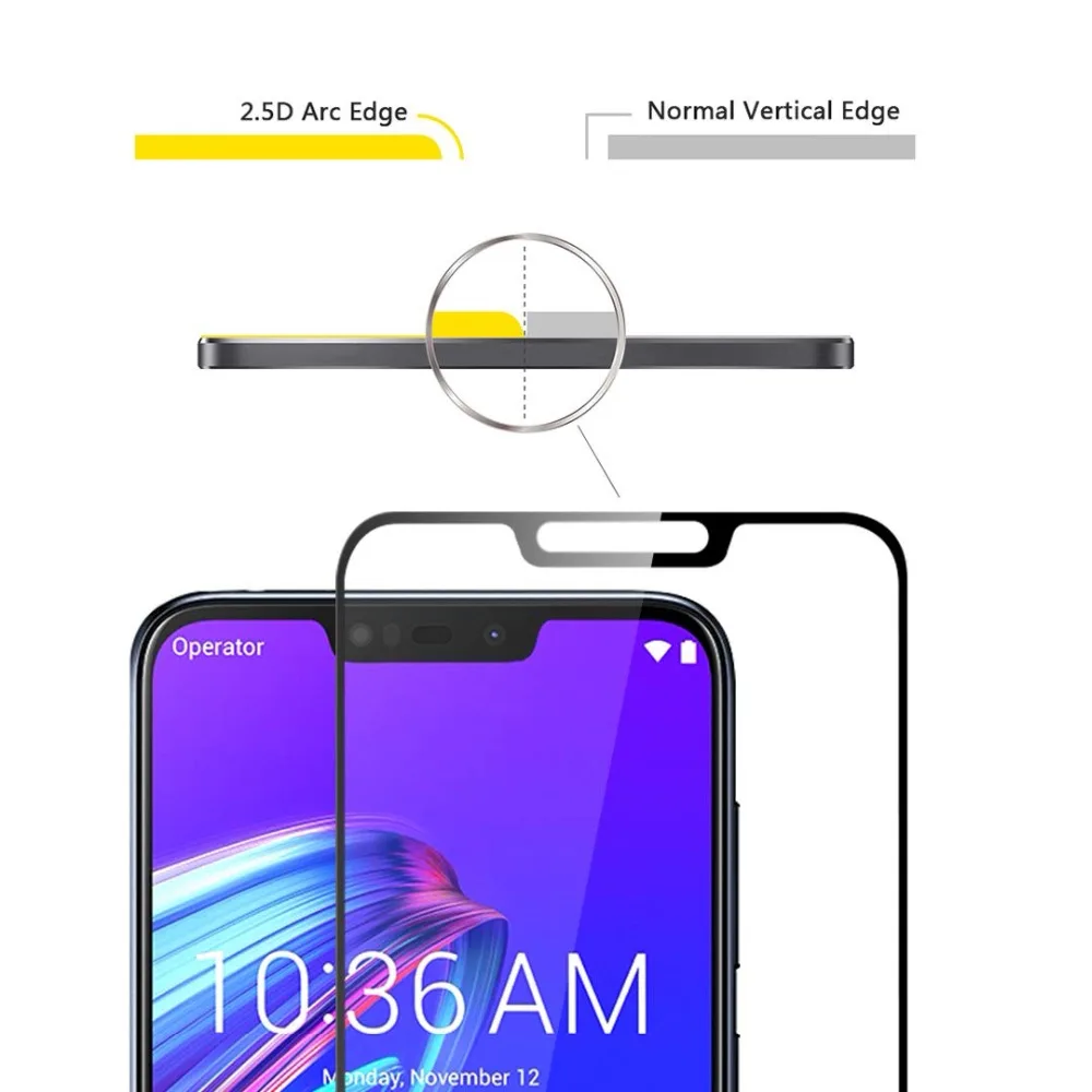 Закаленное стекло 9H с полным покрытием для Asus Zenfone 4 Max ZC554KL ZE554KL защита экрана Для