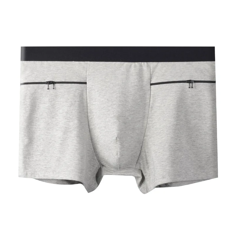 

New Men Underwear Boxers Breathable Soft High Waist Underpants Comfortable Boxer Fashion Sexy Male Plus Size Shorts 2 Pcs